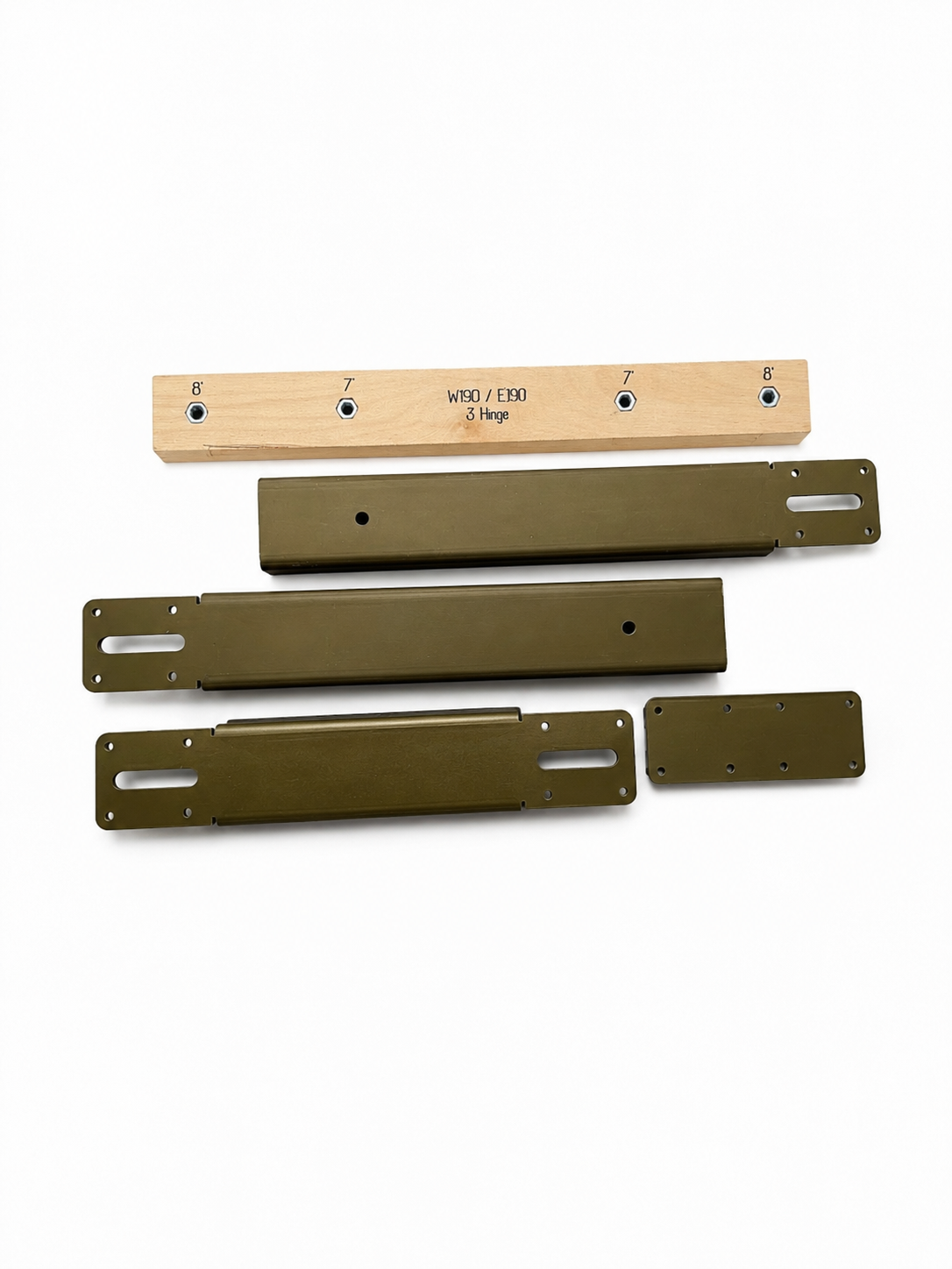 Sugatsune E190 Full Hinge Template 7’ to 8’ to 8’6” (3 Hinge)