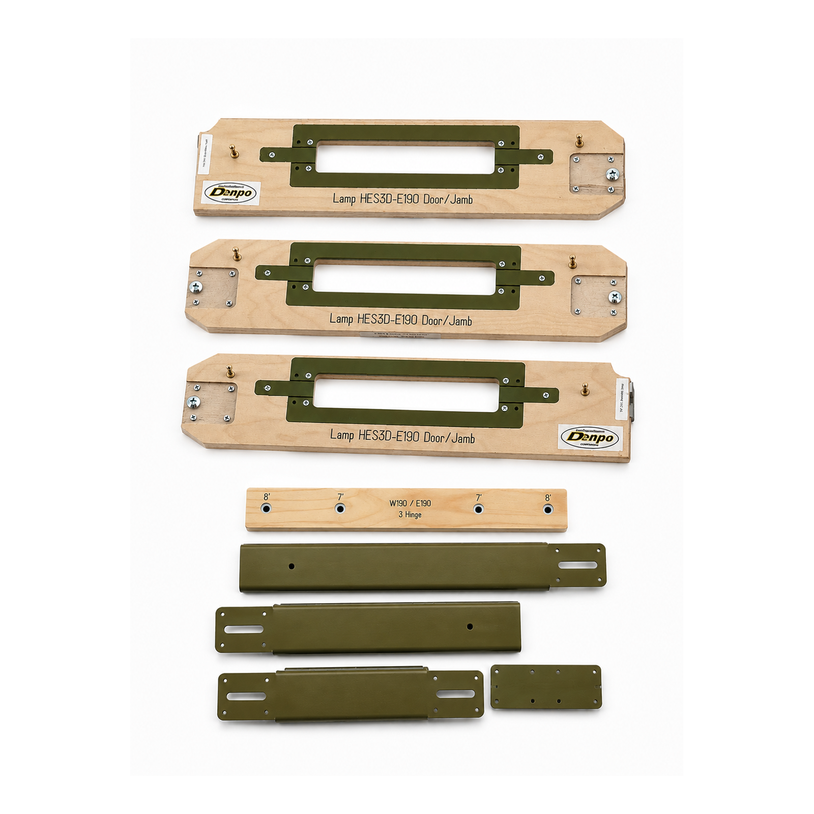 Sugatsune E190 Full Hinge Template 7’ to 8’ to 8’6” (3 Hinge)
